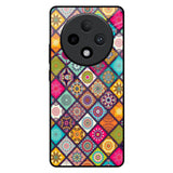 Multicolor Mandala Oppo F27 Pro Plus Glass Back Cover Online