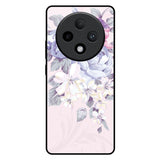 Elegant Floral Oppo F27 Pro Plus Glass Back Cover Online