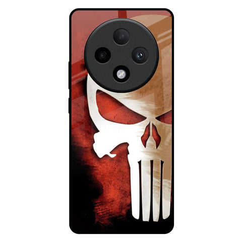 Red Skull Oppo F27 Pro Plus Glass Back Cover Online