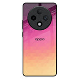 Geometric Pink Diamond Oppo F27 Pro Plus Glass Back Cover Online