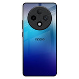 Blue Rhombus Pattern Oppo F27 Pro Plus Glass Back Cover Online