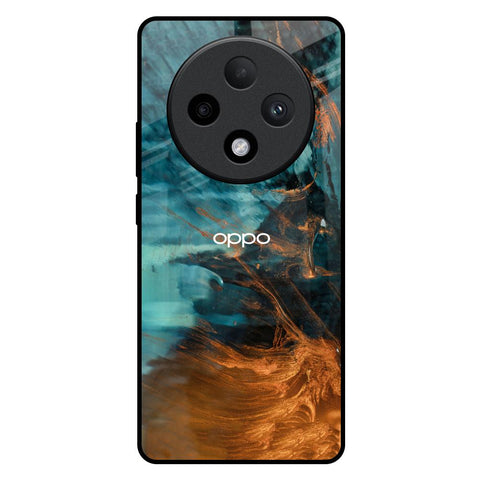 Golden Splash Oppo F27 Pro Plus Glass Back Cover Online