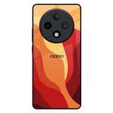 Magma Color Pattern Oppo F27 Pro Plus Glass Back Cover Online