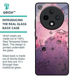 Space Doodles Glass Case for Oppo F27 Pro Plus