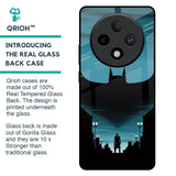 Cyan Bat Glass Case for Oppo F27 Pro Plus