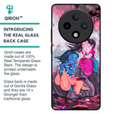 Radha Krishna Art Glass Case for Oppo F27 Pro Plus