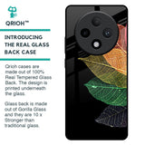 Colorful Leaves Glass Case for Oppo F27 Pro Plus