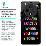 Magical Words Glass Case for Oppo F27 Pro Plus