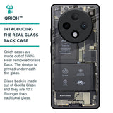 Skeleton Inside Glass Case for Oppo F27 Pro Plus