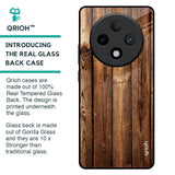 Timber Printed Glass Case for Oppo F27 Pro Plus