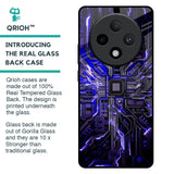 Techno Color Pattern Glass Case For Oppo F27 Pro Plus