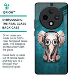 Adorable Baby Elephant Glass Case For Oppo F27 Pro Plus