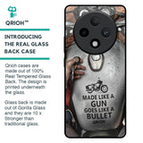 Royal Bike Glass Case for Oppo F27 Pro Plus