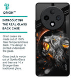 Aggressive Lion Glass Case for Oppo F27 Pro Plus