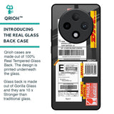 Cool Barcode Label Glass Case For Oppo F27 Pro Plus