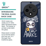 Struggling Panda Glass Case for Oppo F27 Pro Plus