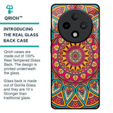 Elegant Mandala Glass Case for Oppo F27 Pro Plus