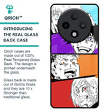 Anime Sketch Glass Case for Oppo F27 Pro Plus