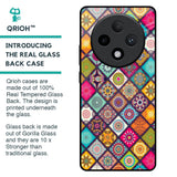 Multicolor Mandala Glass Case for Oppo F27 Pro Plus