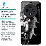 Wild Lion Glass Case for Oppo F27 Pro Plus