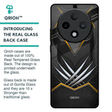 Black Warrior Glass Case for Oppo F27 Pro Plus