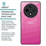 Pink Ribbon Caddy Glass Case for Oppo F27 Pro Plus