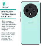 Teal Glass Case for Oppo F27 Pro Plus