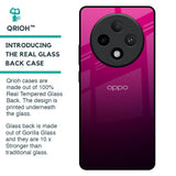 Purple Ombre Pattern Glass Case for Oppo F27 Pro Plus