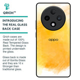 Rustic Orange Glass Case for Oppo F27 Pro Plus