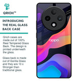 Colorful Fluid Glass Case for Oppo F27 Pro Plus