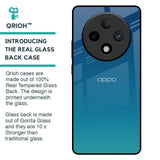 Celestial Blue Glass Case For Oppo F27 Pro Plus