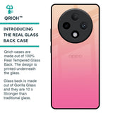 Pastel Pink Gradient Glass Case For Oppo F27 Pro Plus