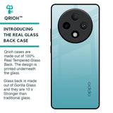 Arctic Blue Glass Case For Oppo F27 Pro Plus