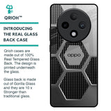 Hexagon Style Glass Case For Oppo F27 Pro Plus