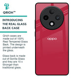 Solo Maroon Glass case for Oppo F27 Pro Plus