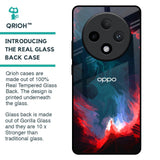 Brush Art Glass Case For Oppo F27 Pro Plus