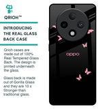 Fly Butterfly Glass Case for Oppo F27 Pro Plus