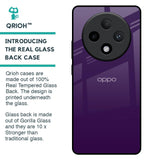 Dark Purple Glass Case for Oppo F27 Pro Plus