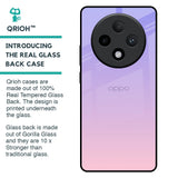 Lavender Gradient Glass Case for Oppo F27 Pro Plus