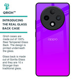 Purple Pink Glass Case for Oppo F27 Pro Plus