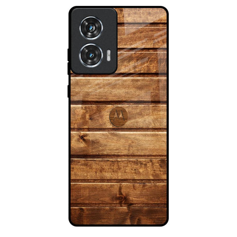 Wooden Planks Motorola Edge 50 Fusion 5G Glass Back Cover Online