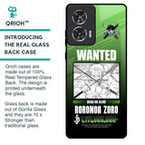 Zoro Wanted Glass Case for Motorola Edge 50 Fusion 5G