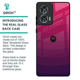 Wavy Pink Pattern Glass Case for Motorola Edge 50 Fusion 5G