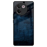 Dark Blue Grunge Vivo V30e Glass Back Cover Online