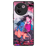 Radha Krishna Art Vivo V30e Glass Back Cover Online