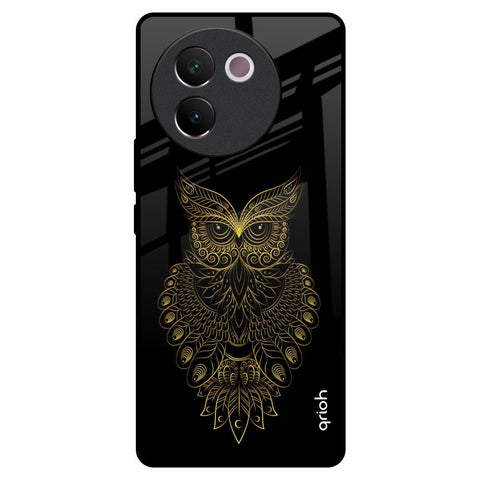 Golden Owl Vivo V30e Glass Back Cover Online