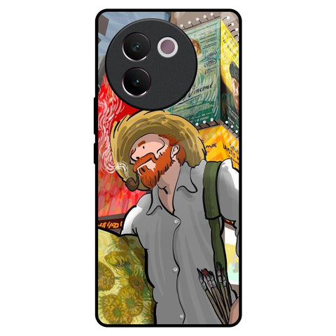 Loving Vincent Vivo V30e Glass Back Cover Online