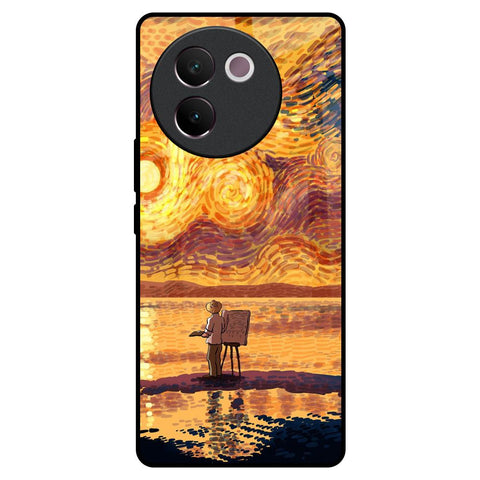 Sunset Vincent Vivo V30e Glass Back Cover Online