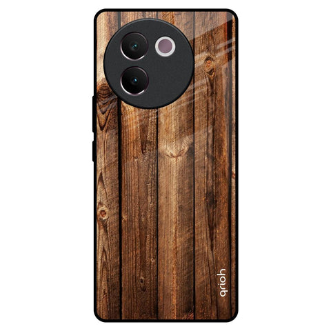 Timber Printed Vivo V30e Glass Back Cover Online