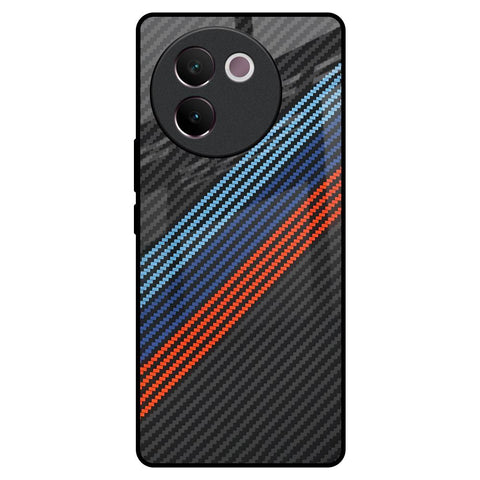 Carbon Inspired Vivo V30e Glass Back Cover Online